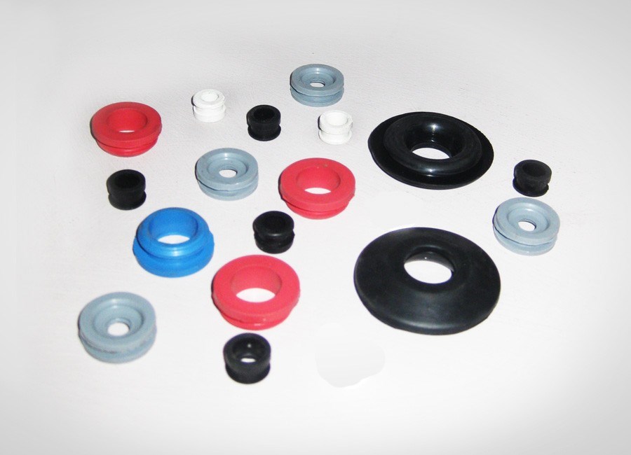 przelotki gumowe - przelotki z gumy różne kolory